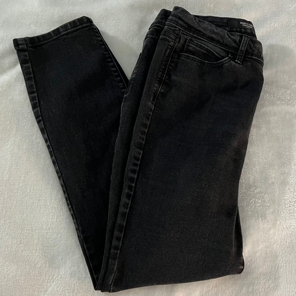 Vera Wang Black Skinny Jeans